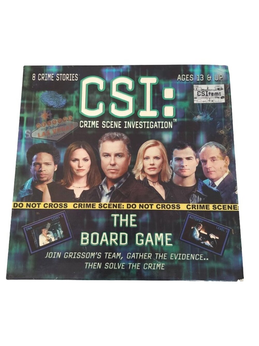 CSI: Crime Scene Investigation: The Board Game - 8 Crime Stories Family Fun Game